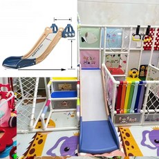 소파 미끄럼틀 미니 슬라이드 가정용 장난감 거치형 (40-55), 1개, 핑크 대형 6세 이하 높이 40-55cm