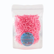 mytoys 디폼블럭 8mm 1010개 리필팩 39색상_도안집 증정, #1010개 24.진분홍색
