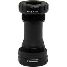 자전거 하단 브래킷 산악 도로 자전거용 68-73mm BSA 나사산 베어링 BB 세트 호환, black