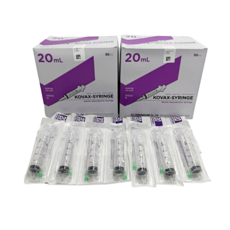 한국백신 일회용 주사기 20ml 21G 11/4" 50개, 2박스 2박스