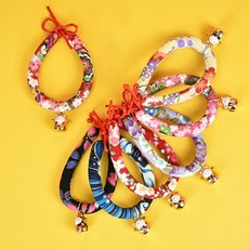 크림펫 고양이 목걸이 마네키네코 강아지 방울, 09, 1개