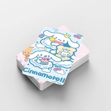 옐상 산리오 캐릭터즈 일러스트 포토카드 92매입 4종, 1팩, 시나모롤