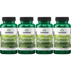 스완슨 강황 심황 피토솜 500mg, 4팩, 60정