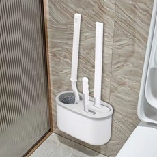 馬桶刷疏通套裝長柄衛生間清潔無死角軟毛家用壁掛下水道堵塞廁所, 如图