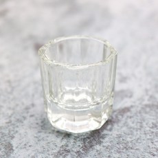 (정품) 제이뷰티 네일 아크릴 리퀴드 유리볼 디펜디쉬 소주잔, 1개