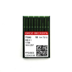 (독일바늘) 공업용 미싱바늘 (Groz Beckert) 9/11/14/16/18호, 14호