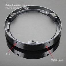 금속 150mm 메인 미러 대물렌즈 홀더 보조 장착 베이스 반사경 천문 망원경 DIY