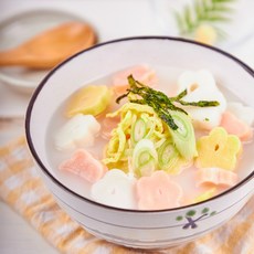 꽃모양 3색 쌀 떡국떡 500g, 1개