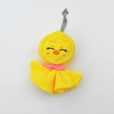 Straykids SKZ鑰匙扣 卡通頭擺裙娃娃 Felix李龍腹 方燦晴天娃娃 IP屬性吊飾 包包吊飾 台灣出貨, SK黃雞晴天娃娃, 1個