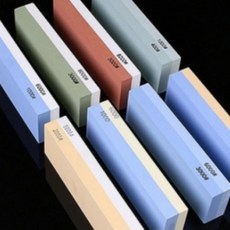 칼 가위 갈기 숯돌 양면 숫돌 연마석 가정용 받침대, 화이트 수정숫돌 3개입, 1개