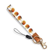 간호사 및 의료 전문가를 위한 고슴도치 프린트 손목 키체인 - 튼튼한 랜야드 열쇠고리 의사 종사자 병원 직원을 강력한 키 홀더 DOKTORAM, Hedgehog