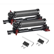 180 조절 가능한 핸들 핸드 그립 NATO 레일 클램프 마운트 DJI 로닌 RS3 프로 미니 RS2 짐벌 익스텐션 핸, 04 2xHandle Set BGNing, 1개