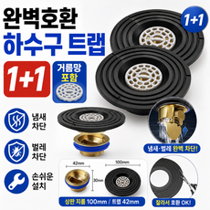 다알리아 하수구 트랩 2개입 세트 화장실 세탁실 청소, 1개
