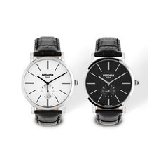 매장정품 레노마 RENOMA WATCH RE125 WH BK 스몰세컨 남성가죽시계 화이트검정 WHBK 753009