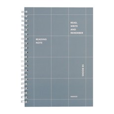 인디고 기본 독서기록장 (50권용), 1개, 그레이