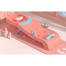아이 샴푸 베드 어린이 목욕 침대 유아 오브제 체어, 1개, 분홍색 세트