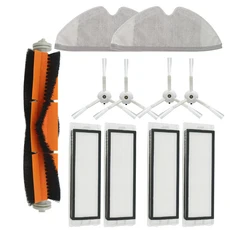 HEPA 필터 + 사이드 브러시 + 메인 브러시 샤오미 MI 로봇 2 Roborock S50 S51 청소기 부품 액세서리, 07 13