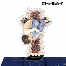 데스노트 데쓰노트 아크릴 스탠드 피규어 비공식 굿즈 야가미 라이토 엘 류크 렌 비공식 굿즈, 5, 15 cm