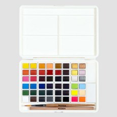 디아크몰 24 색 미술 용 단색 수채화 물감 12 세트 초보자 그림 도구 전체, 8.48색단색수채화물감