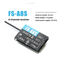 FS i6 수신기 원격 조종 자동차 및 보트 A8S sbus, 04 a8s Receiver