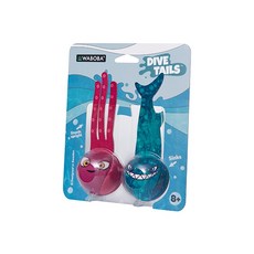 Waboba 享趣戶外 深海尋寶球 Dive Tails Ball 海底世界/繽紛人魚 兒童水中玩具, 海底世界, 1個