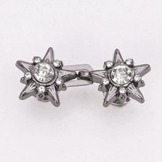 오각형 청바지 단추 조절 나비 팬츠 핀 고정 허리 조임 도구 벨트 스카프, 1개, 8. 8