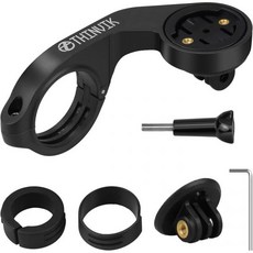 Thinvik 자전거 컴퓨터 앞장착 마운트 (Garmin Edge1040 1030 840 830 540 530 130 호환) 31.8mm 및 25.4mm 핸들바용 쿼터 턴 방식, PRO_Mount