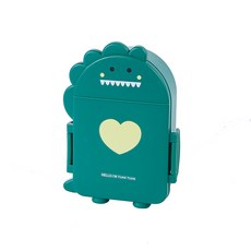 최본 공룡 도시락, 1개, 그린