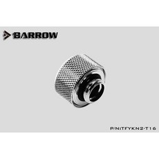 小白的生活工場*Barrow Choice系列16MM硬管連接用加強型防脫手擰接頭TFYKN2-T16, 銀色, 1個