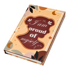 勵志主題鏤空封面筆記本 職場會議記錄本, 1個, T01042328