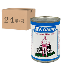 巨人牌 Giant 調製奶水 365ml*24罐 箱購, 1個, 巨人調製奶水 一箱(24罐)