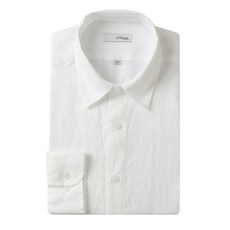 [백화점 정품] 에스티듀퐁 25SS화이트 린넨100 여름긴팔 캐쥬얼남방 SE5SM21LS312SWH