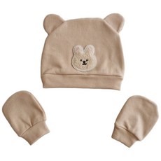 新生兒三件套組 寶寶帽 防抓手套 腳套 寶寶必備 寶寶手套