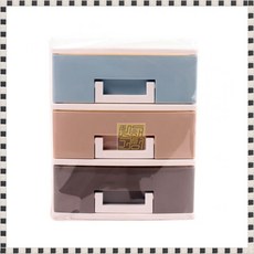 칸칸 미니 소3단 정리함 보관함 서랍 작은 수납박스 gui+410UZ