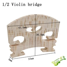 쿠쿠스토어 유럽산 재료 바이올린 첼로 코드 피아노 브릿지 4/4 1/2 액세서리 제작, 01 One half Polished