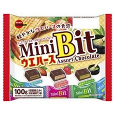 부르본 미니 웨하스 비트 어소트 초콜릿, 100g, 1개