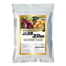 가든필리아 고구마감자밭에 토양개량 구근작물 비대제 뿌리활착 생육증진 구아노 함유 복합비료, 1kg, 1개