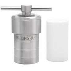 바오시샨 500ml 열수 오토클레이브 반응기 실험실 열수 공정용 304 스테인리스강 PTFE 라이닝 500ml, 25ml