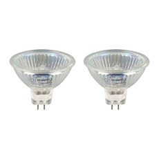 [묶음] 오스람 할로겐전구 mr16 50W 전구색 gu5.3 44870 WFL, 2개