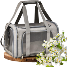 PDNOS 강아지 고양이 가방 APL3015, 1개, 회색