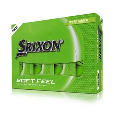 스릭슨 소프트 필 브라이트 무광 골프공 정품 2피스 43mm, 그린, 12개입, 1개
