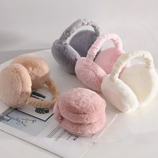 귀마개 접이식 겨울 방한 귀도리 보온 귀덮개 야외 방음, 1개, 상세페이지 참조