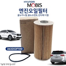 현대모비스 오일필터, 263202F100, 1개