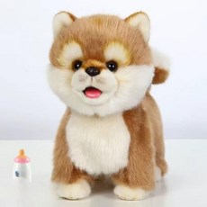 인형 반려 로봇 인공지능 장난감 귀여운 강아지 동물 지능형, 그레이, 1개