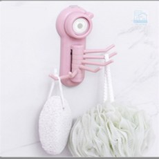 On동네 무타공 회전 걸이 5단 6단 투명큐방걸이