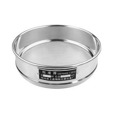실험실 20cm 12-200 메쉬 스테인레스 스틸 표준 테스트 체 샘플링 밀가루 체더블 레이어 펀칭 프레임 포함, 05 180 mesh(0.088mm)
