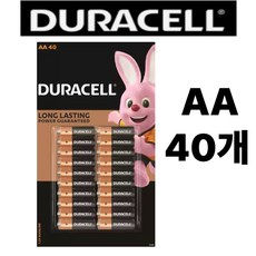 창조유통 듀라셀건전지aa 40개입, 40개, 1매입