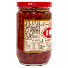 金岡品 豆豉辣椒醬 香辣夠味 無添加防腐劑, 320g, 1個