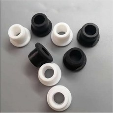 플러그 5MM 28MM 부시 원형 케이블 배선 밀봉 실리콘 와이어 그로멧 보호 고무 가스켓, 5mm Bo m 5pcs, Bla