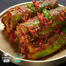 [온흘] 국내산 30년전통 손수갓담근 아삭아삭 오이소박이 가정용 업소용, 1세트, 1kg